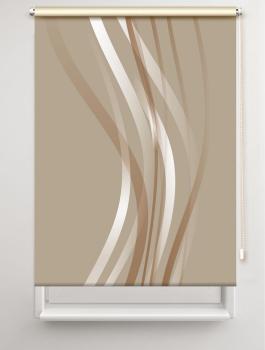 Rollo Vertic cappuccino , Rollo, Motivrollo, Rollo mit Druck, Fotorollo, bedrucktes Rollo, Fensterrollo,verdunkelndes Rollo, Sonnenschutz Rollo